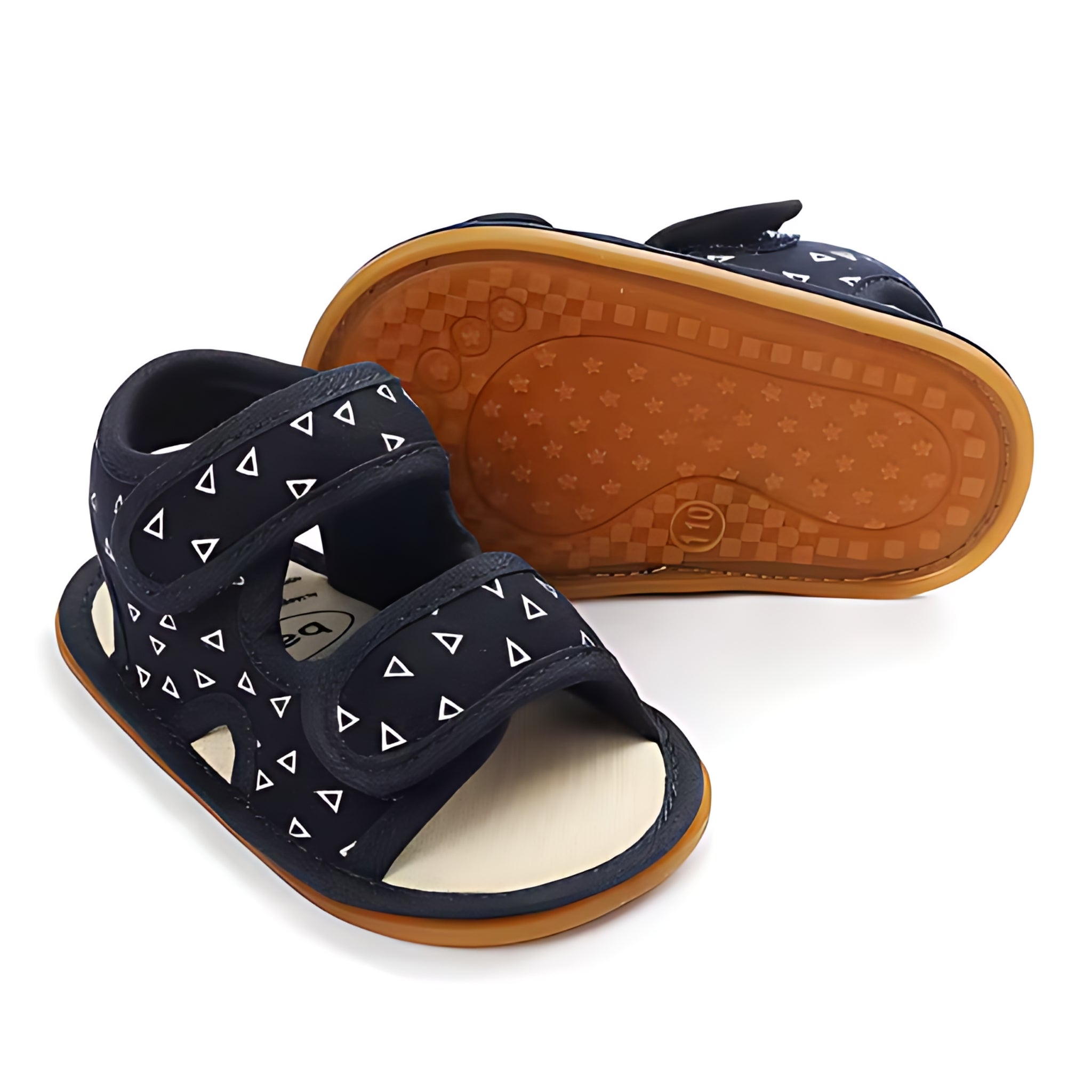 Summer Sandals baby shoes Baby Boujee Black 0-6M 