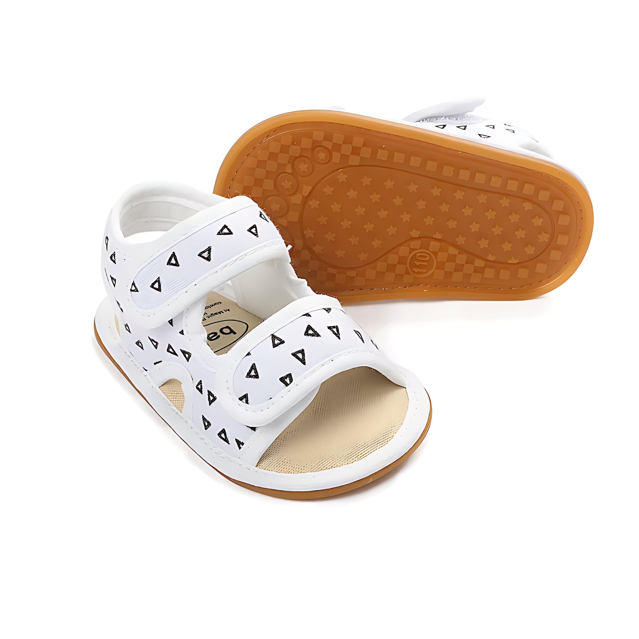 Summer Sandals baby shoes Baby Boujee White 0-6M 