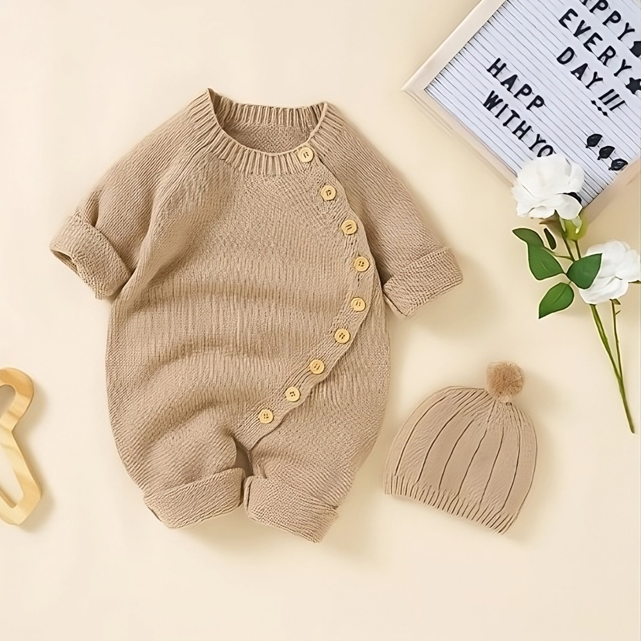 Cozy Cuddle Romper Unisex Clothing Baby Boujee 