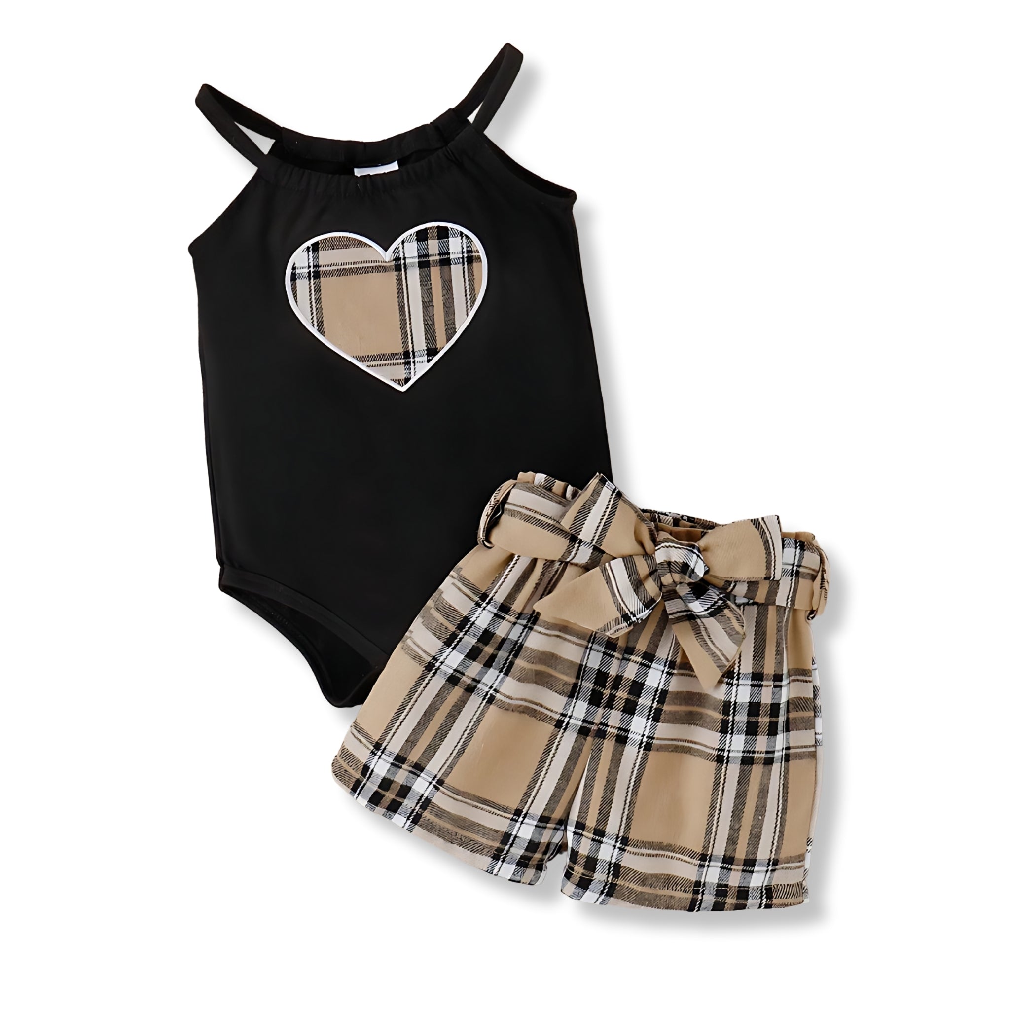 Little Trendsetter Set Girls Clothing Baby Boujee Black 3-6M 