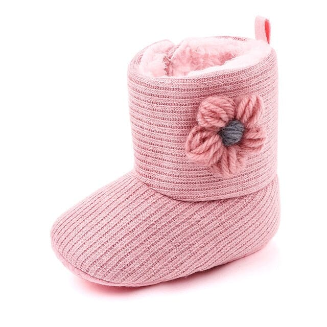 Little Fairy Feet USAdrop Pink Flowers 13-18 Months 