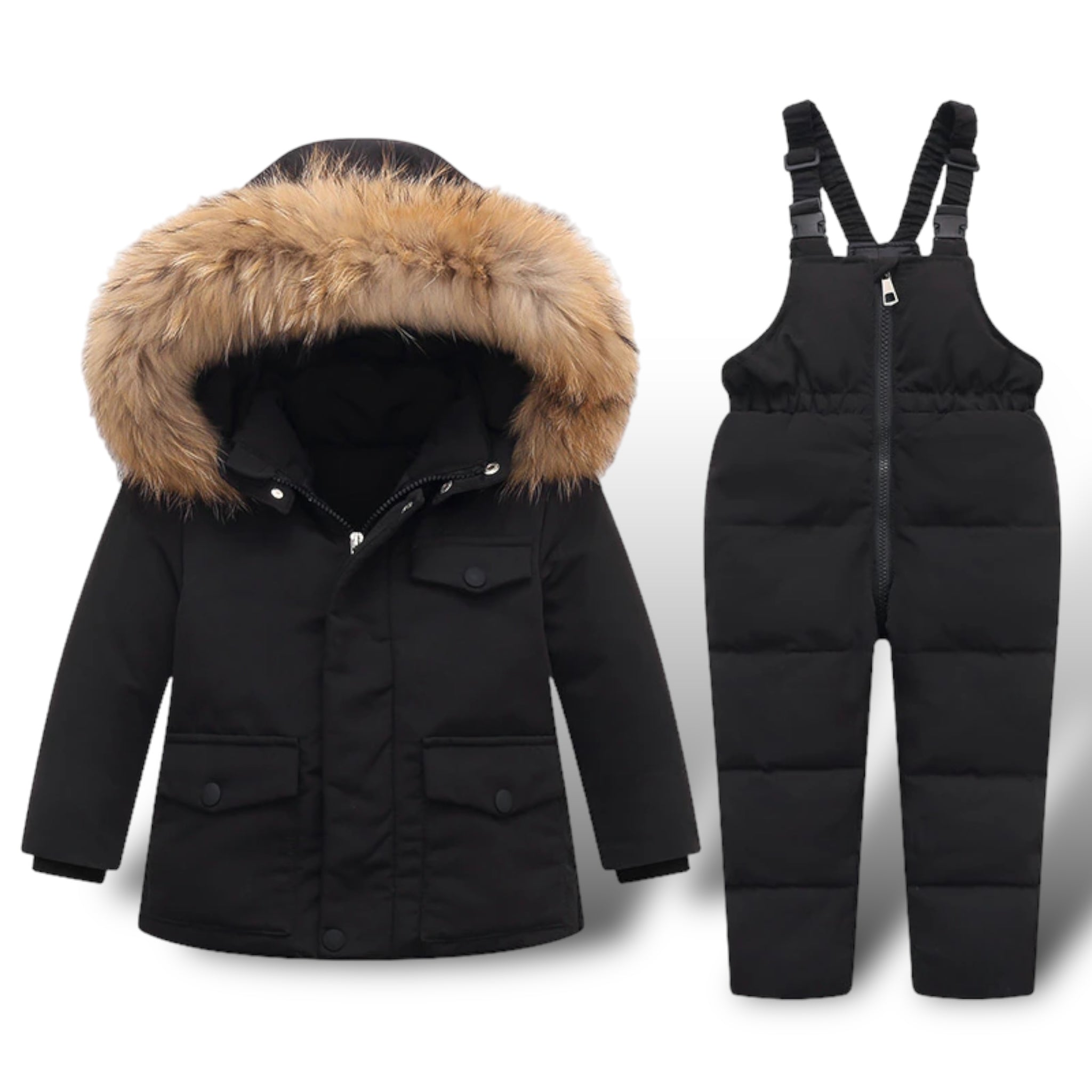 Arctic Elegance Set Girls Clothing Baby Boujee Black 12M 