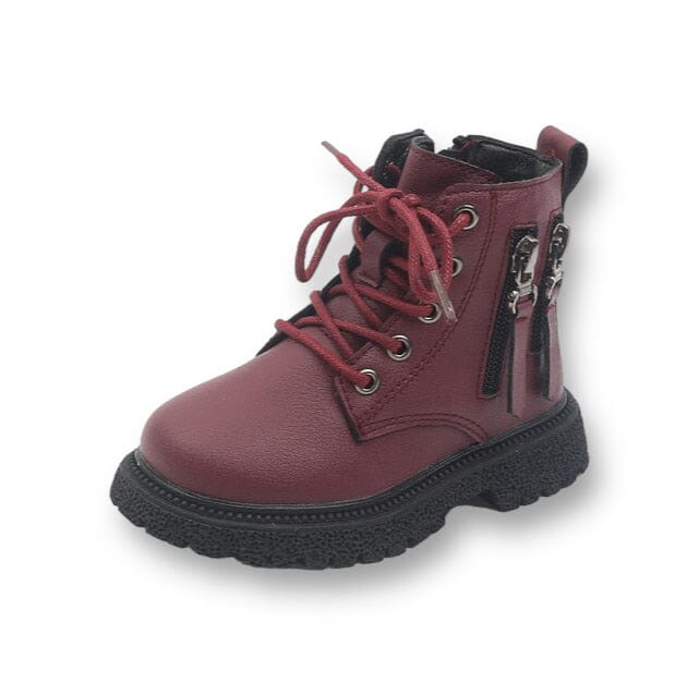 Deluxe Zip Boots Shoes + Socks USAdrop Deep Red 4.9" (12.5cm) 