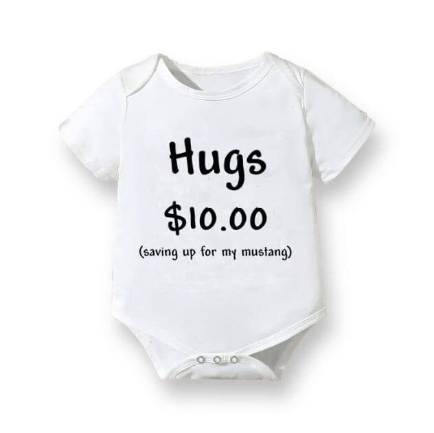 Fun Name Rompers Newborn + Infant Baby Boujee Style 7 0-3M 