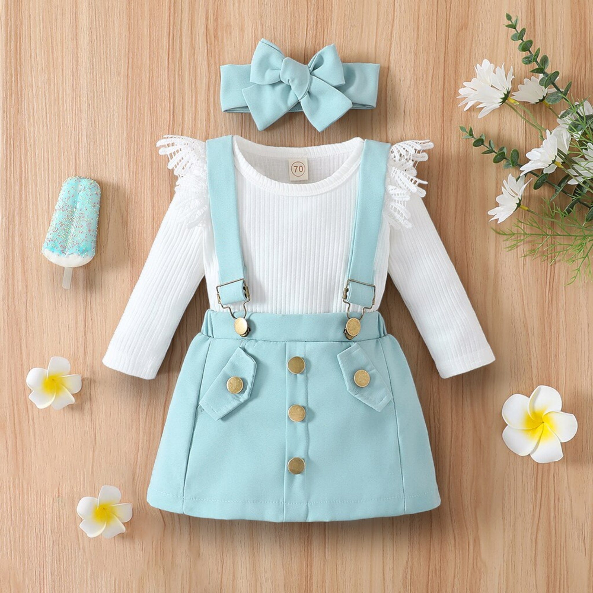 Precious Petal Dress Newborn + Infant USAdrop 