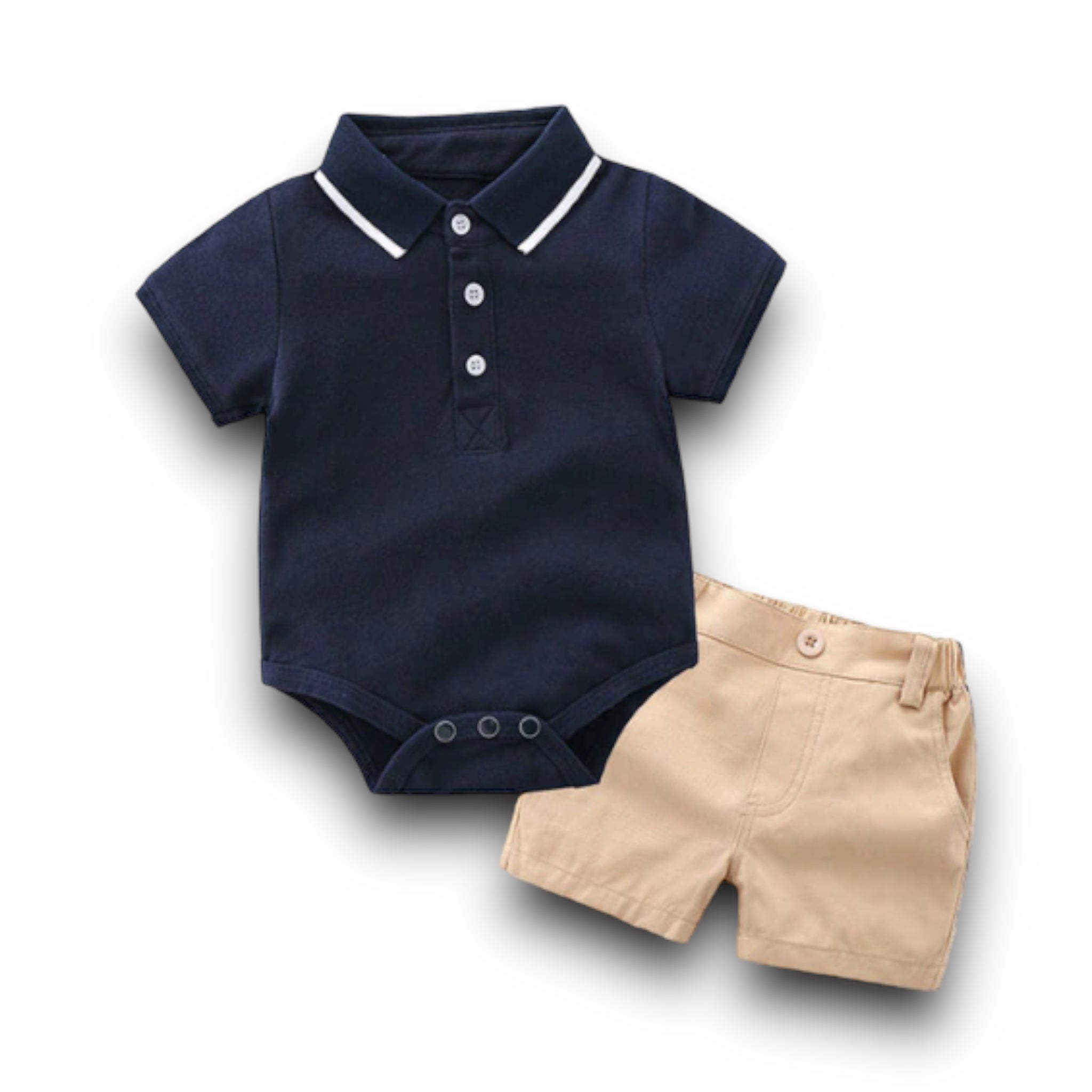 Dapper Dude Set Newborn + Infant Baby Boujee Navy Blue 3M 