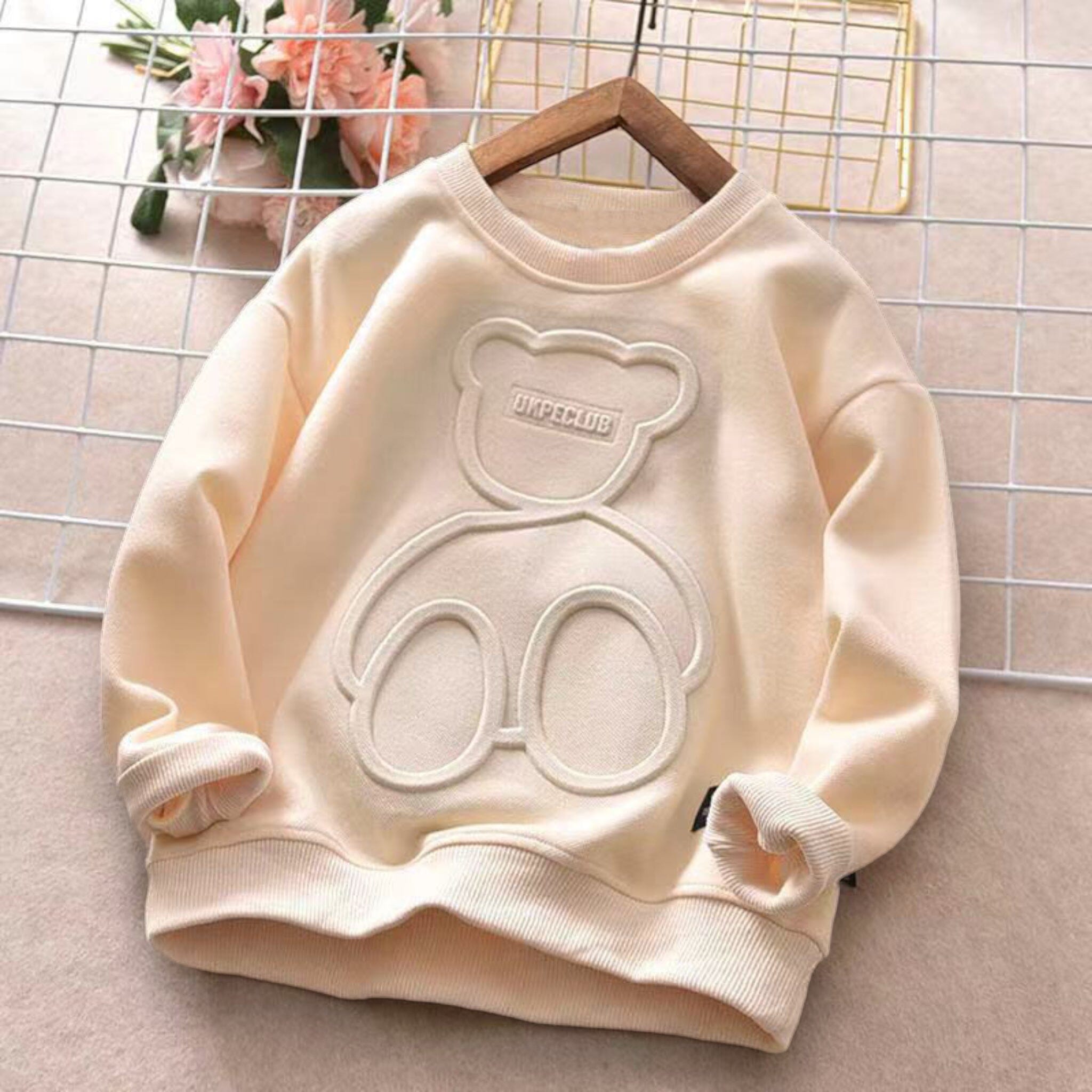 Trendy Teddy Jumper Unisex Clothing Baby Boujee Ivory 4Y 