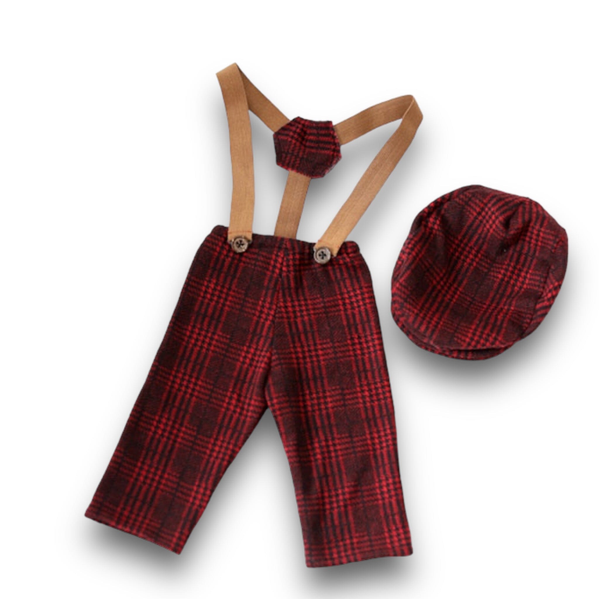 The Charming Gentleman Newborn + Infant Baby Boujee Red 0-3M 