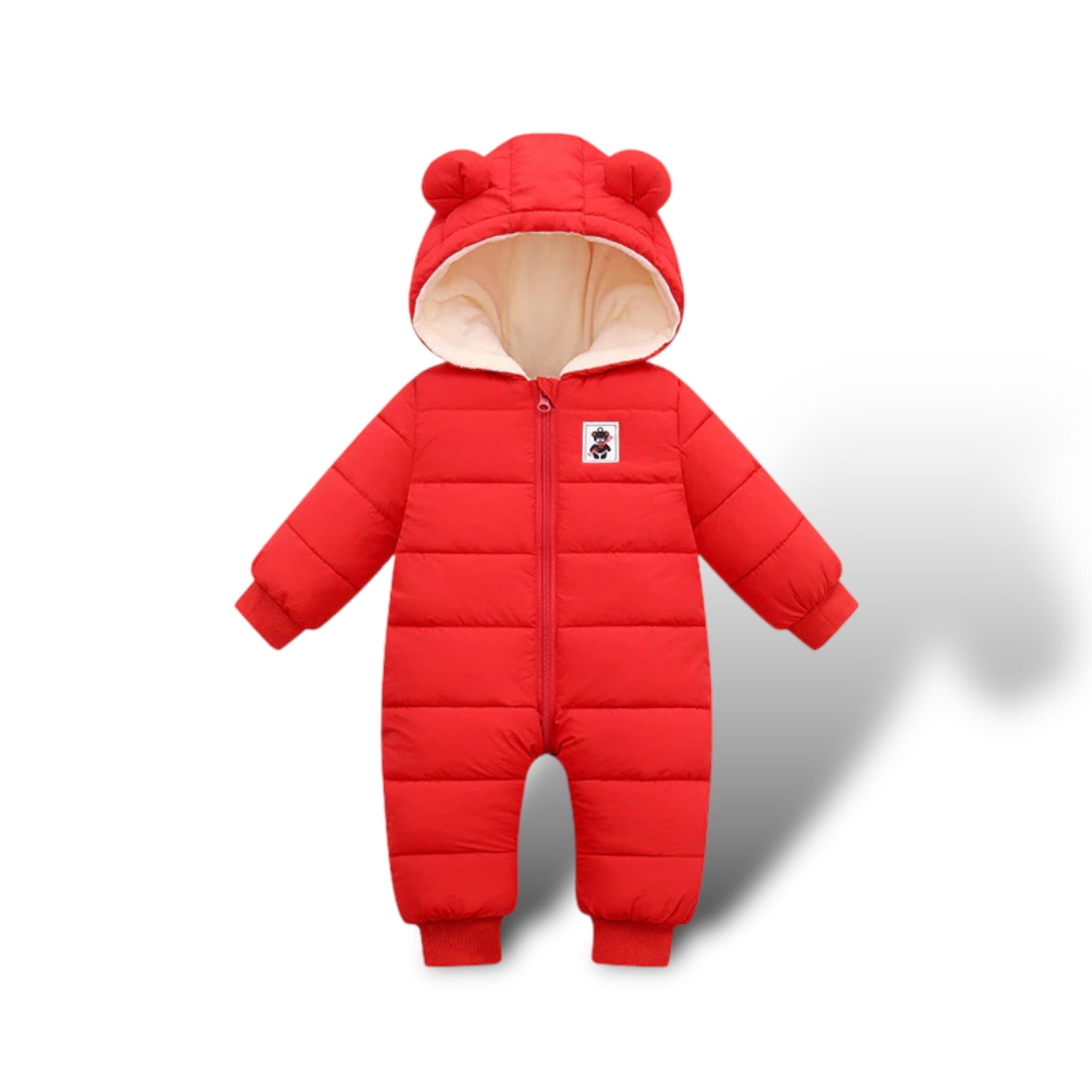 Snowflake Suit Newborn + Infant Baby Boujee Red 3M 