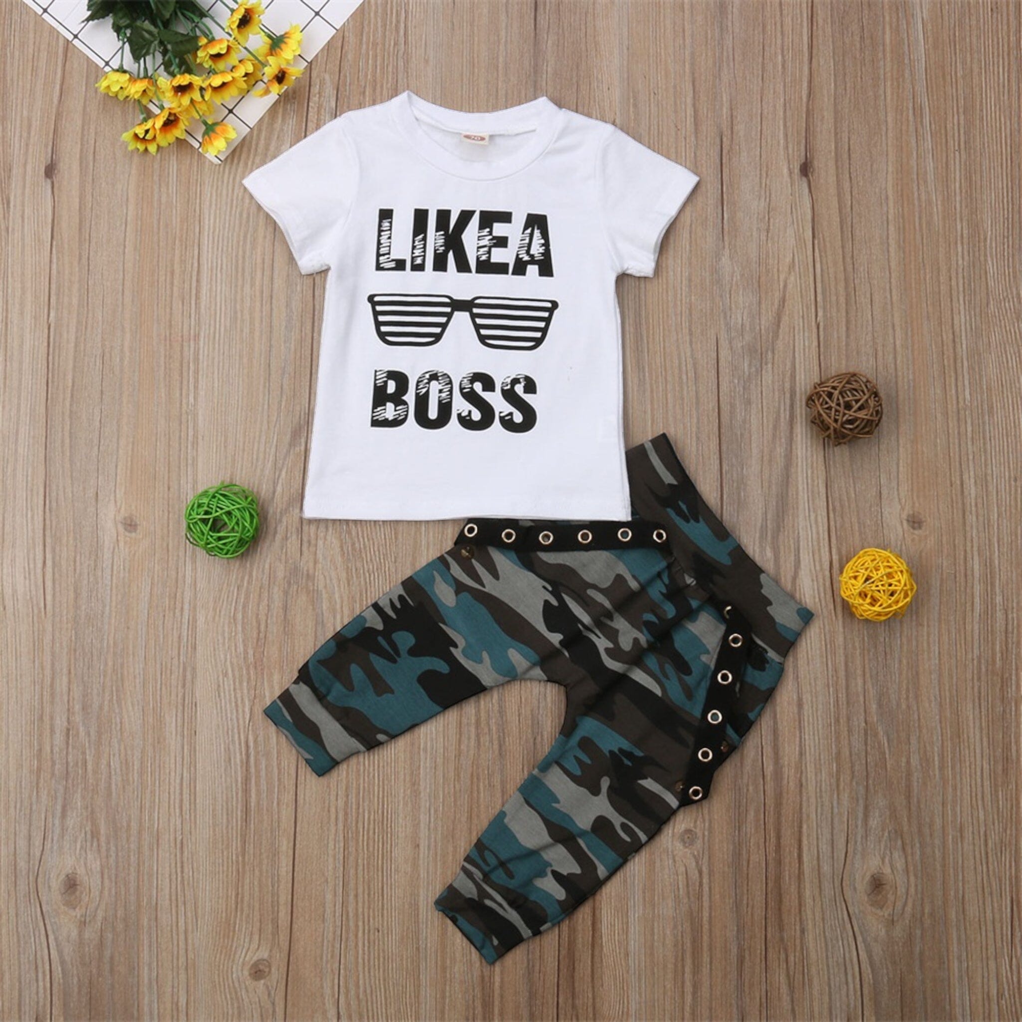 Boss Boys Set Newborn + Infant Baby Boujee 