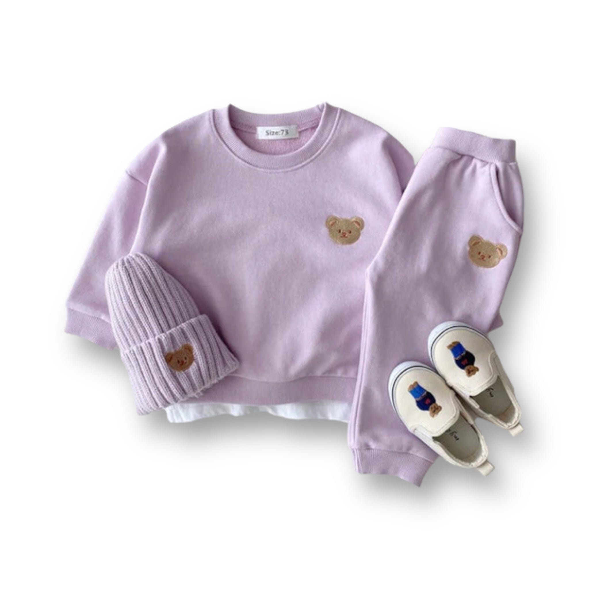 Playful Pixie Tracksuit Set Girls Clothing USAdrop Lavender 6-12M 