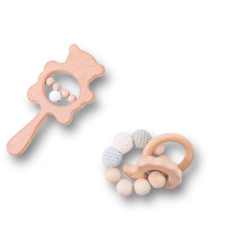 Elegant Rattles Gifts + Toys USAdrop Set 4 