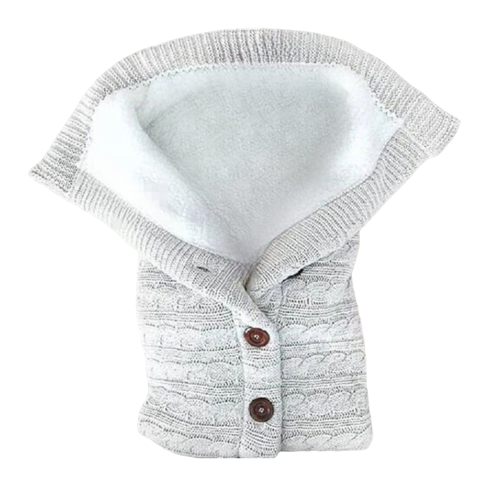 Cozy Cocoon Swaddle Accessories + Essentials Baby Boujee Light Grey 