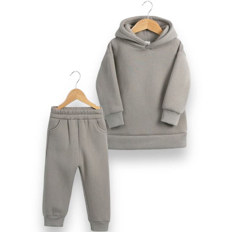 Girls Oversized Swagger Set Unisex Clothing Baby Boujee Grey 12-24M 