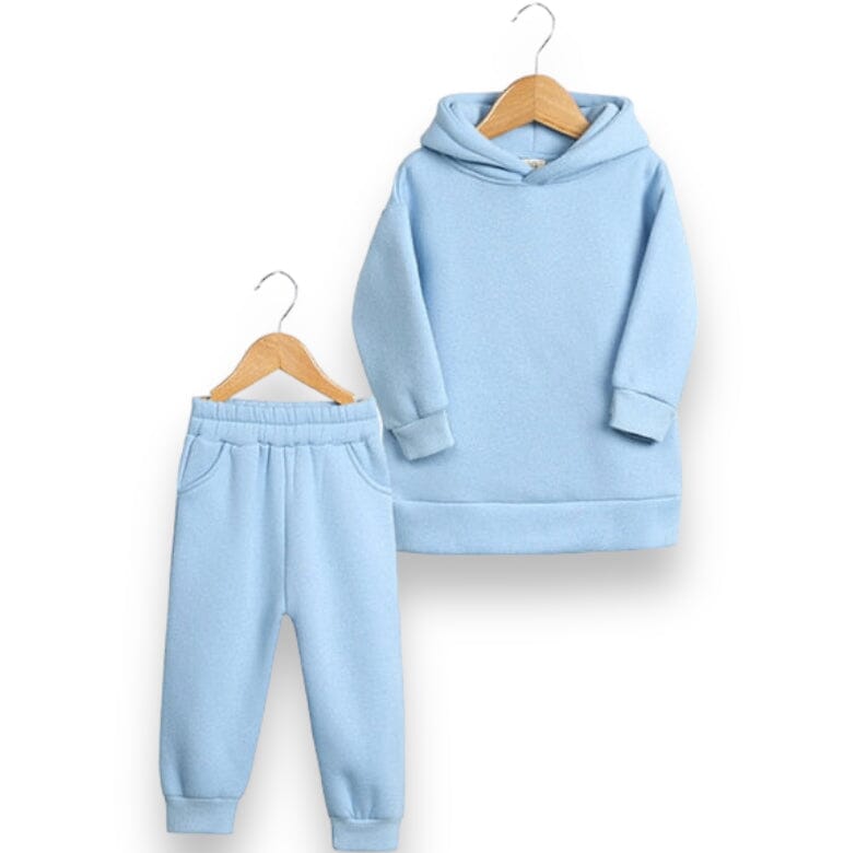 Girls Oversized Swagger Set Unisex Clothing Baby Boujee Blue 12-24M 