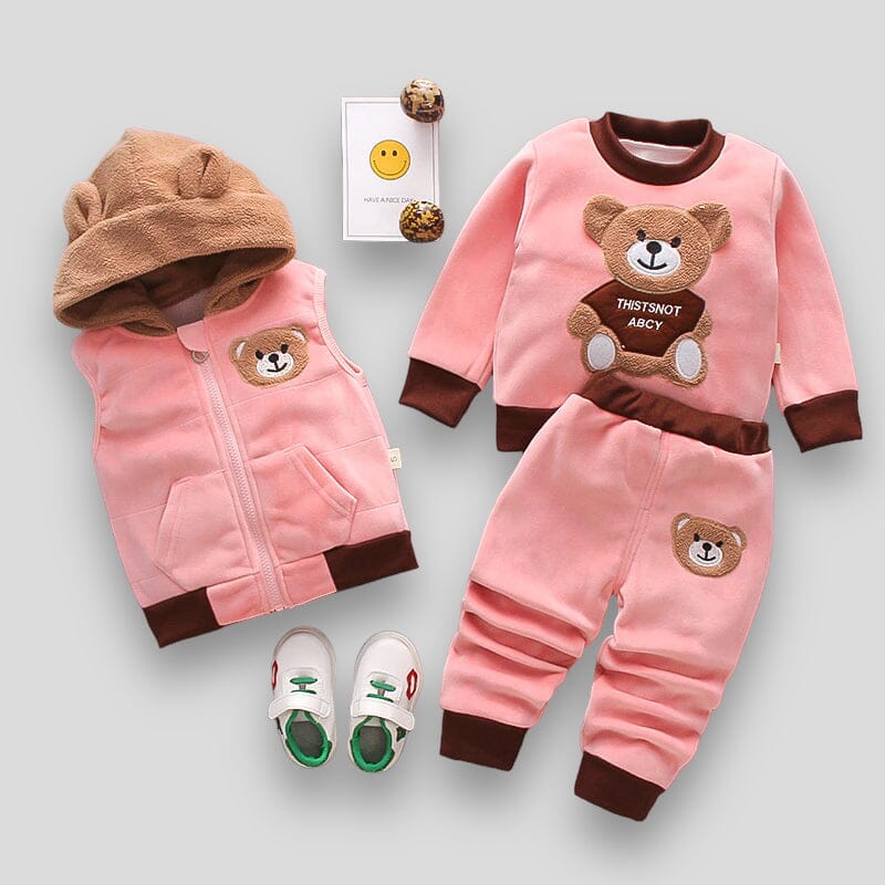 Little Girls Charmers Tracksuit Set Girls Clothing Baby Boujee Pink 4Y 