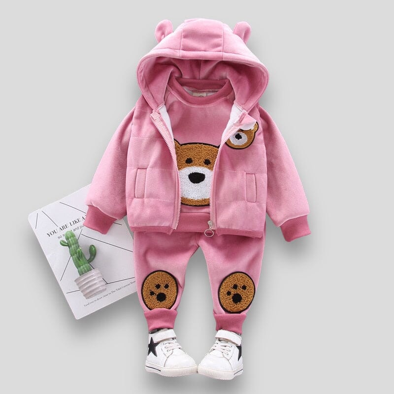 Little Bear Charmers Tracksuit Set Girls Clothing Baby Boujee 