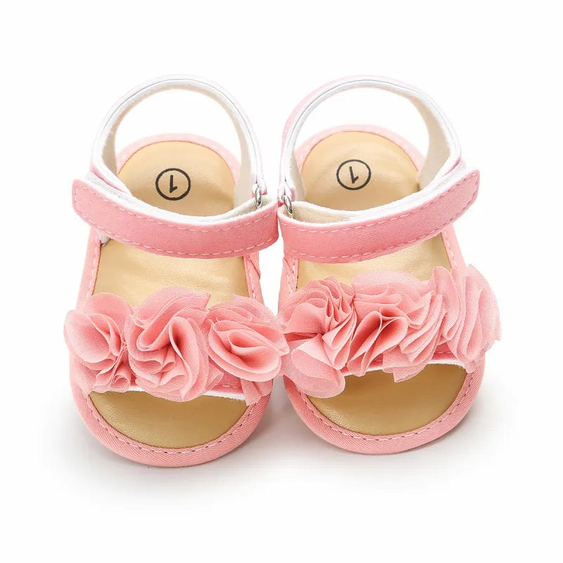 Summer Blossom Baby Sandals Shoes + Socks Baby Boujee 