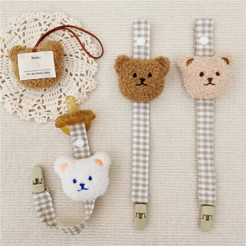 Baby Bear Pacifier Clip