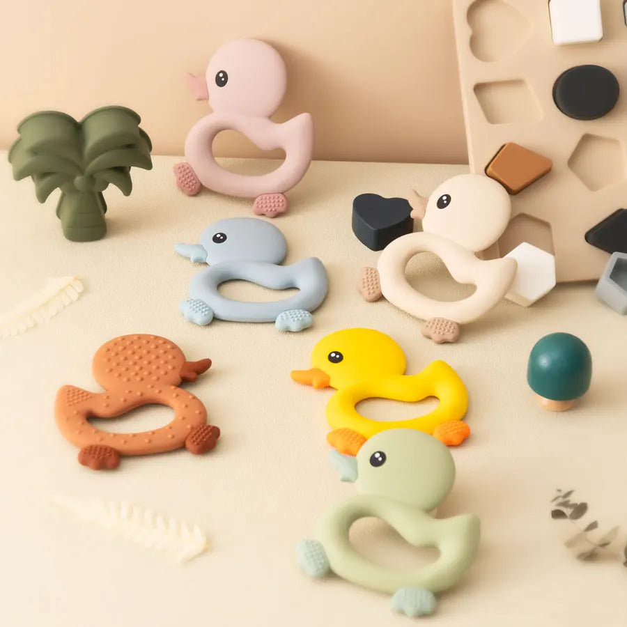 Duck Silicone Teether