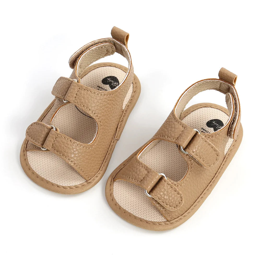 Little Paws Sandals Baby Boujee Khaki 4.33" (11cm) 