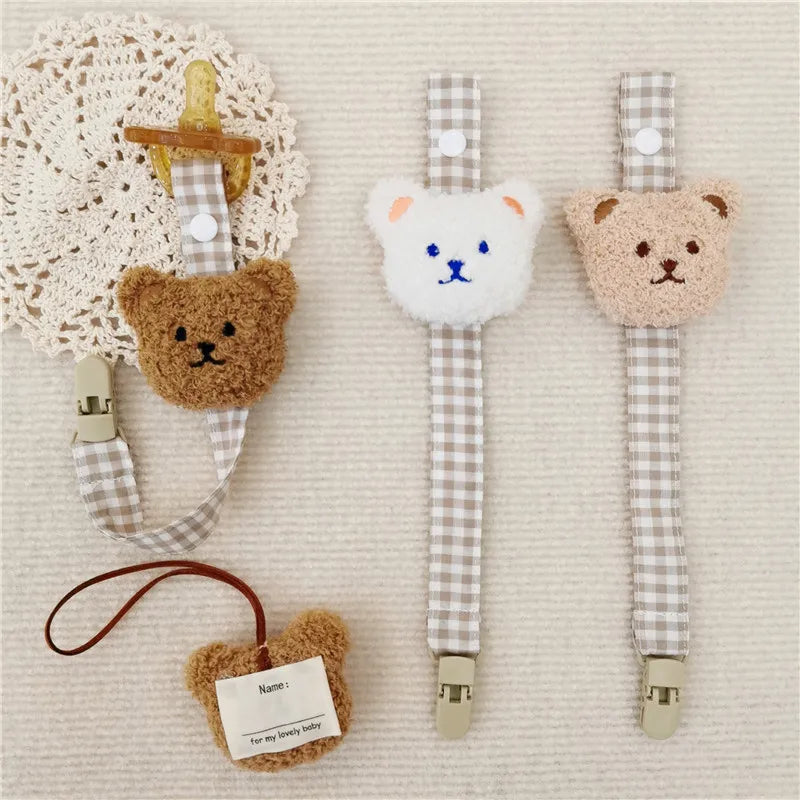 Baby Bear Pacifier Clip