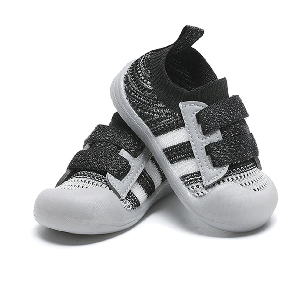 Breezy Baby Kicks Baby Boujee Grey + Black 14" (11.5cm) 