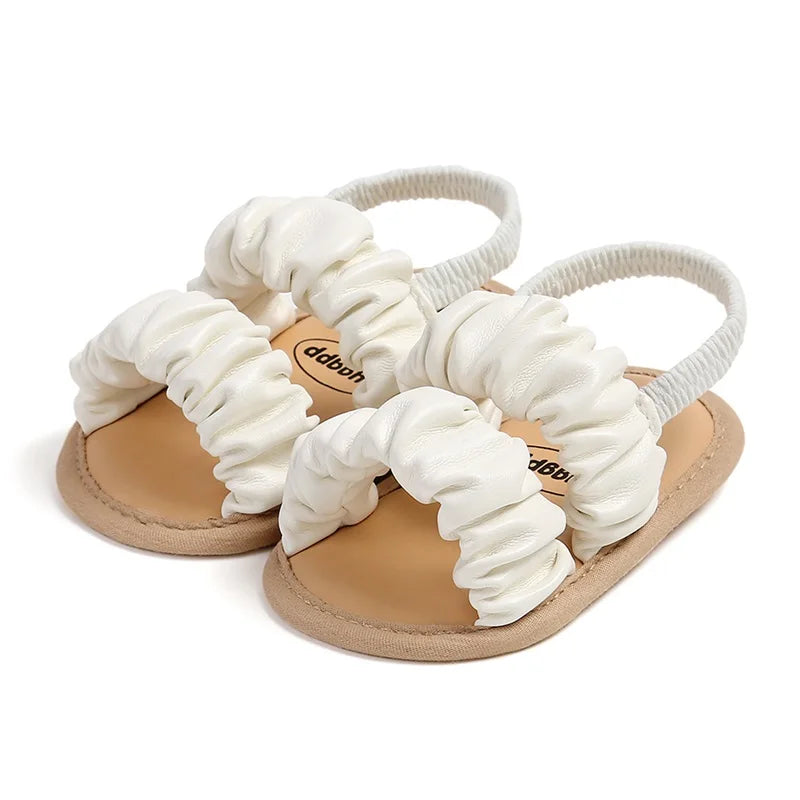 Princess Puddle Sandals Baby Boujee White 0-6M 