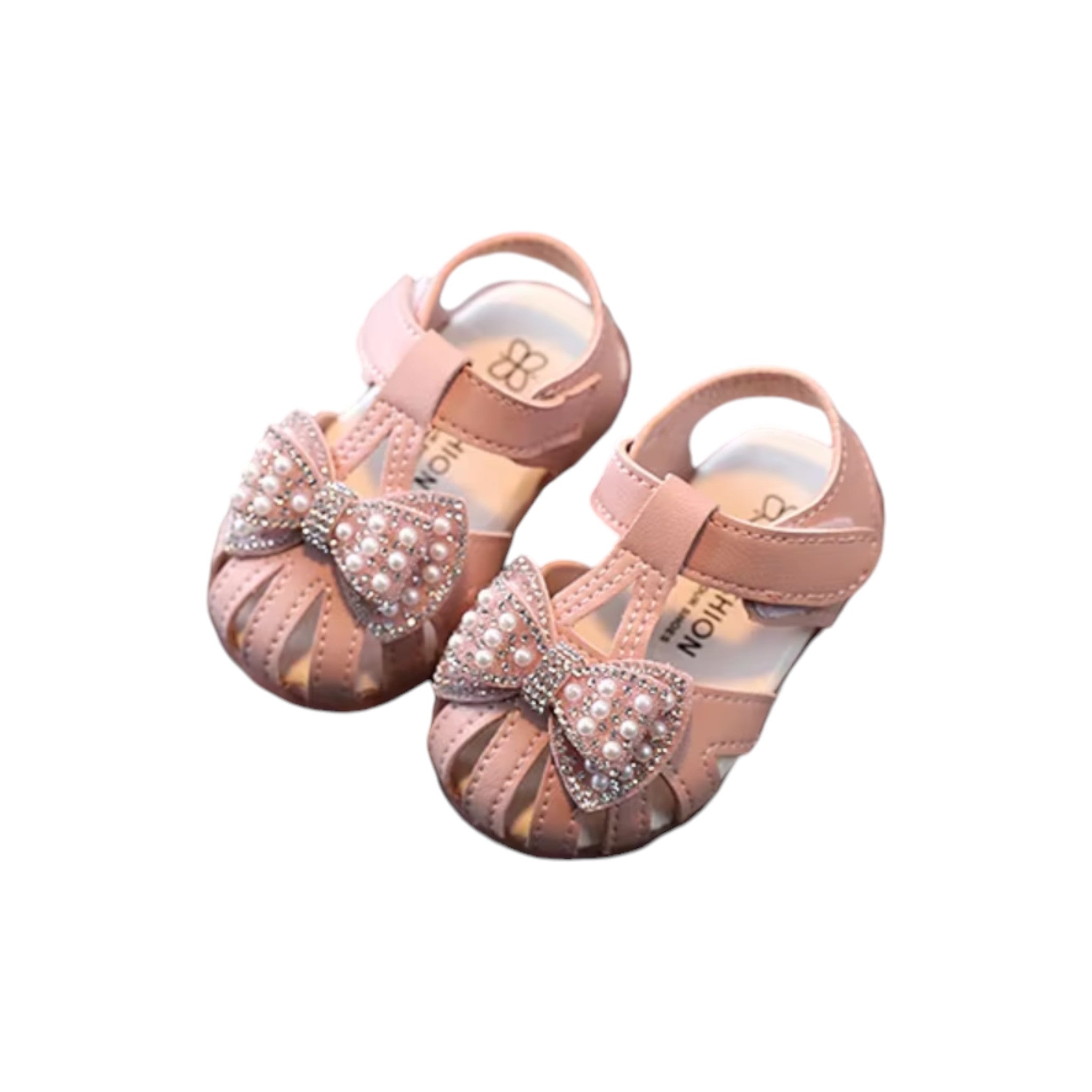 Princess Bowknot Sandals Baby Boujee Pink 4.5" (11.5cm) 