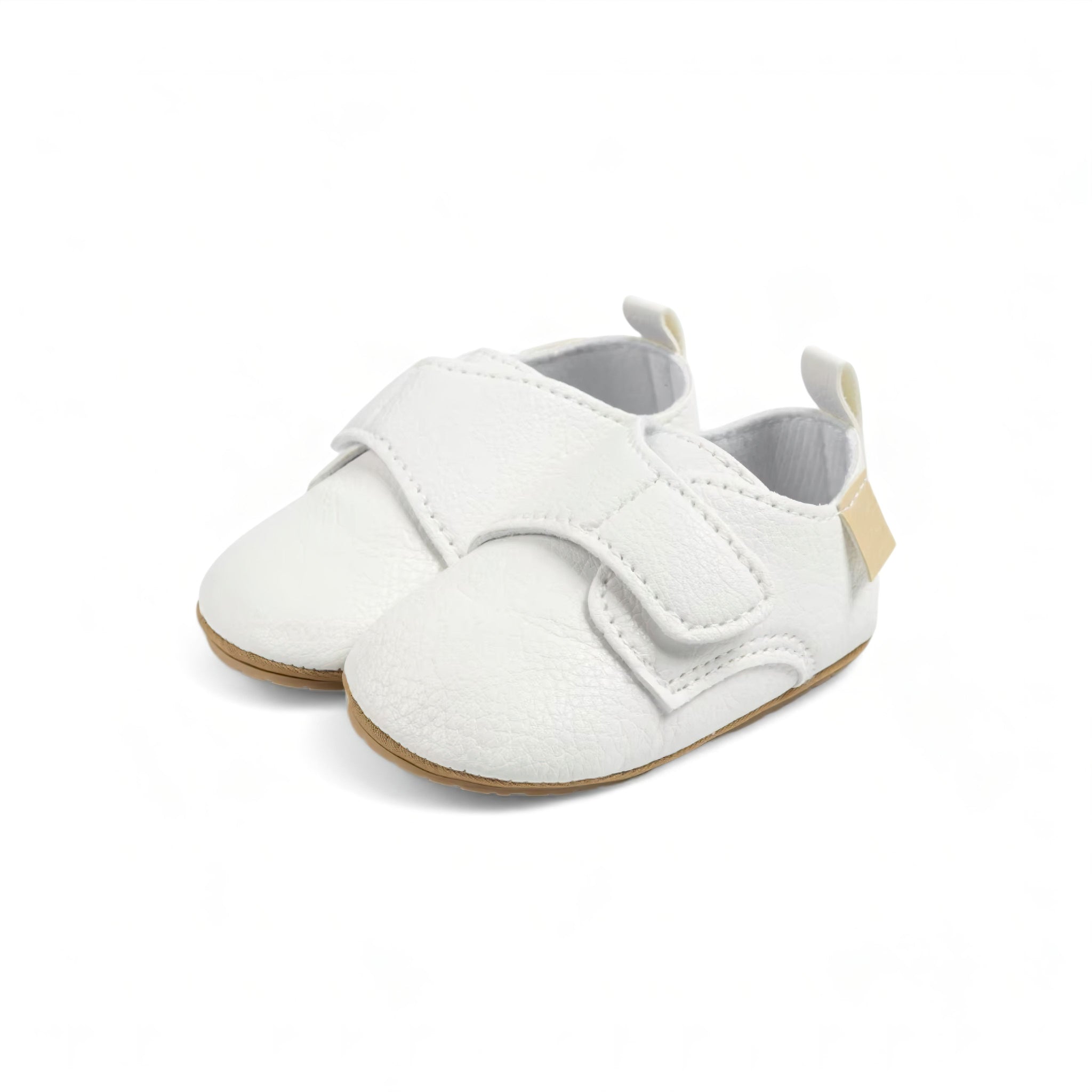 Little Laceless Flats Baby Boujee White 0-6M 