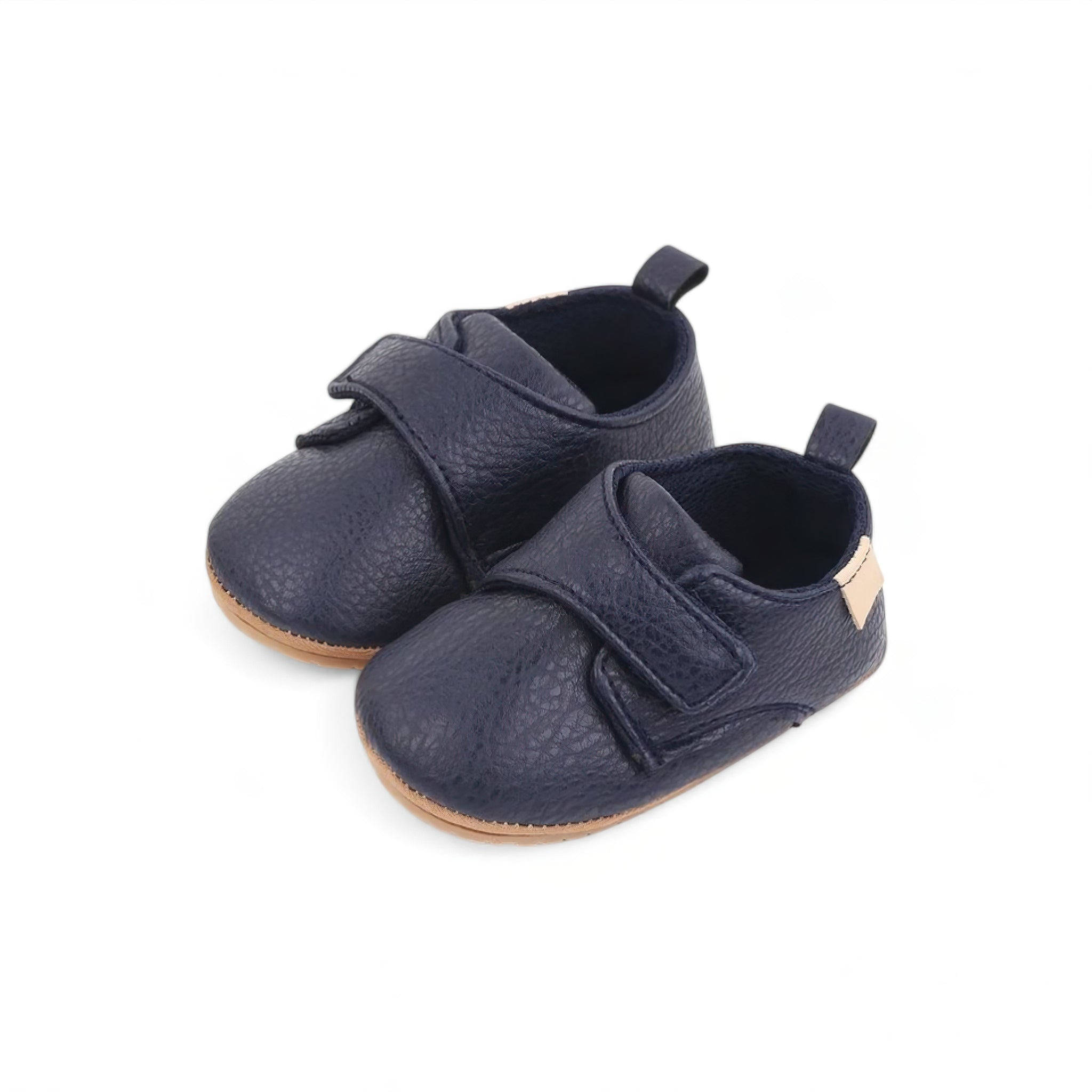 Little Laceless Flats Baby Boujee Navy Blue 0-6M 