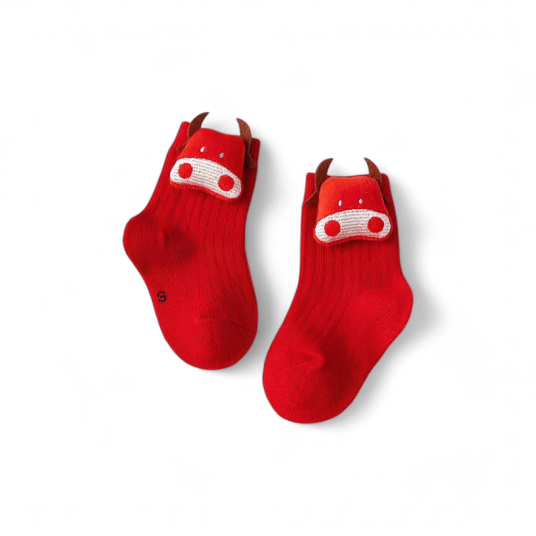 Candy Color Socks Baby Boujee Red 0-12M 