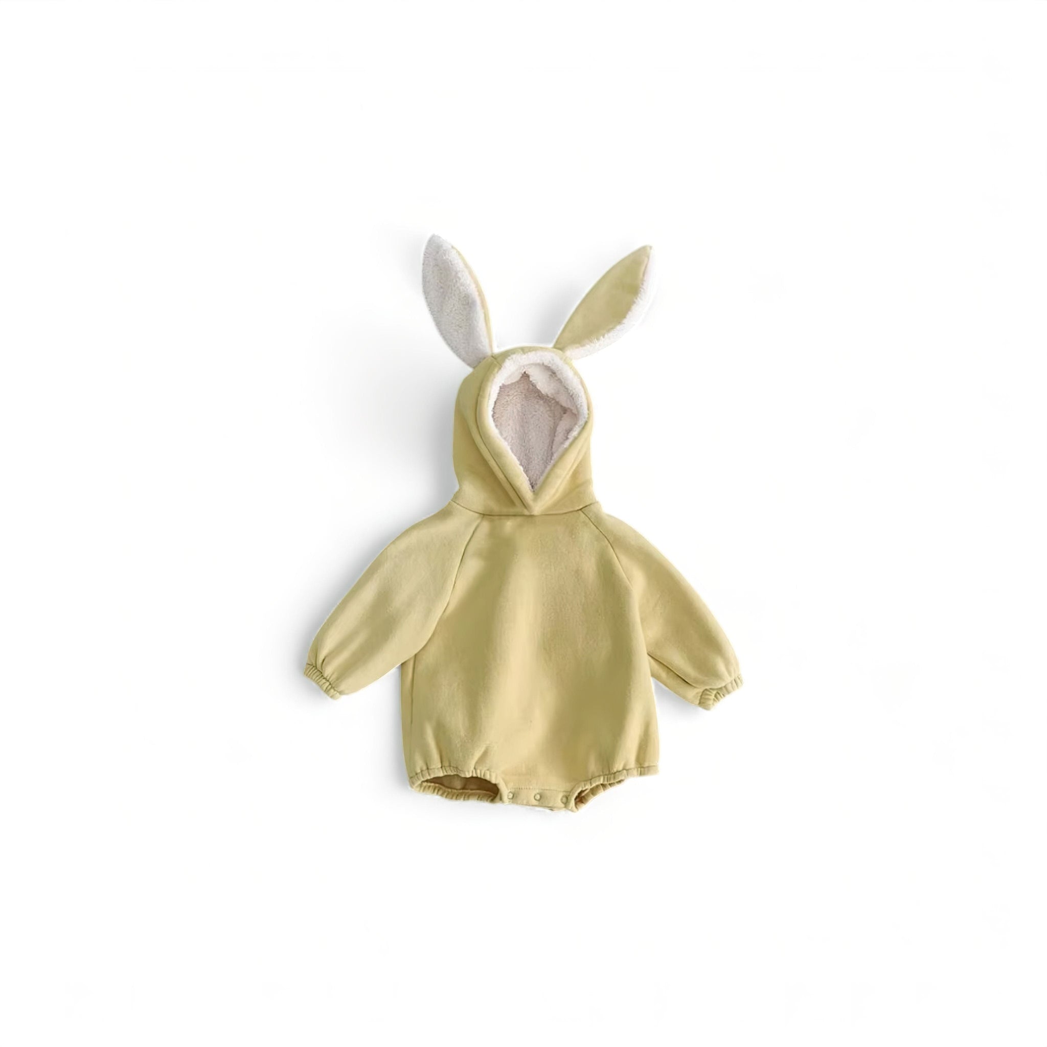 Baby Bunny Hoodie Baby Boujee Yellow 3-6M 