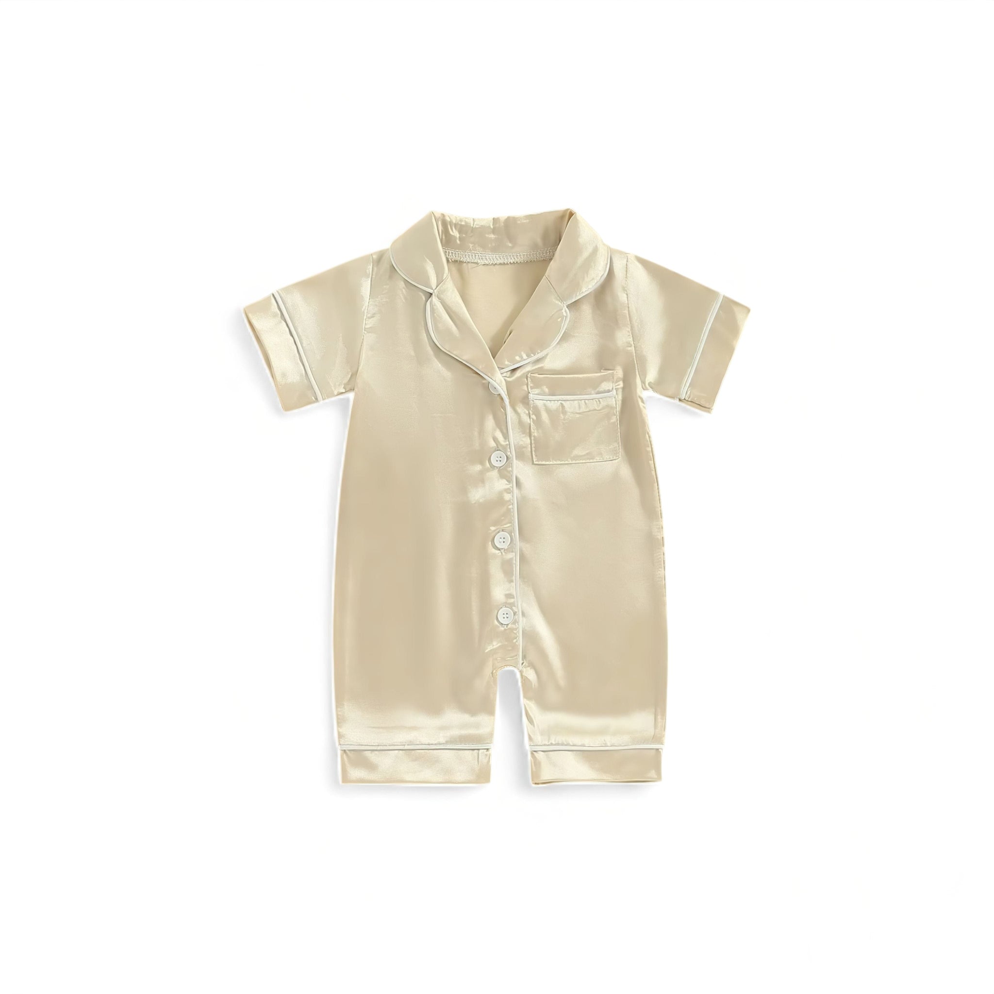 Silk Baby PJ's Baby Boujee Gold 0-3M 