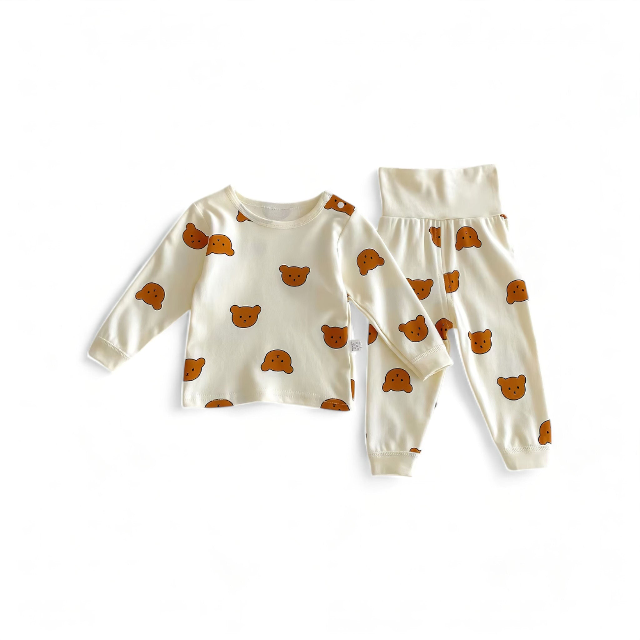 Baby Bear PJ's Baby Boujee Beige 3-6M 