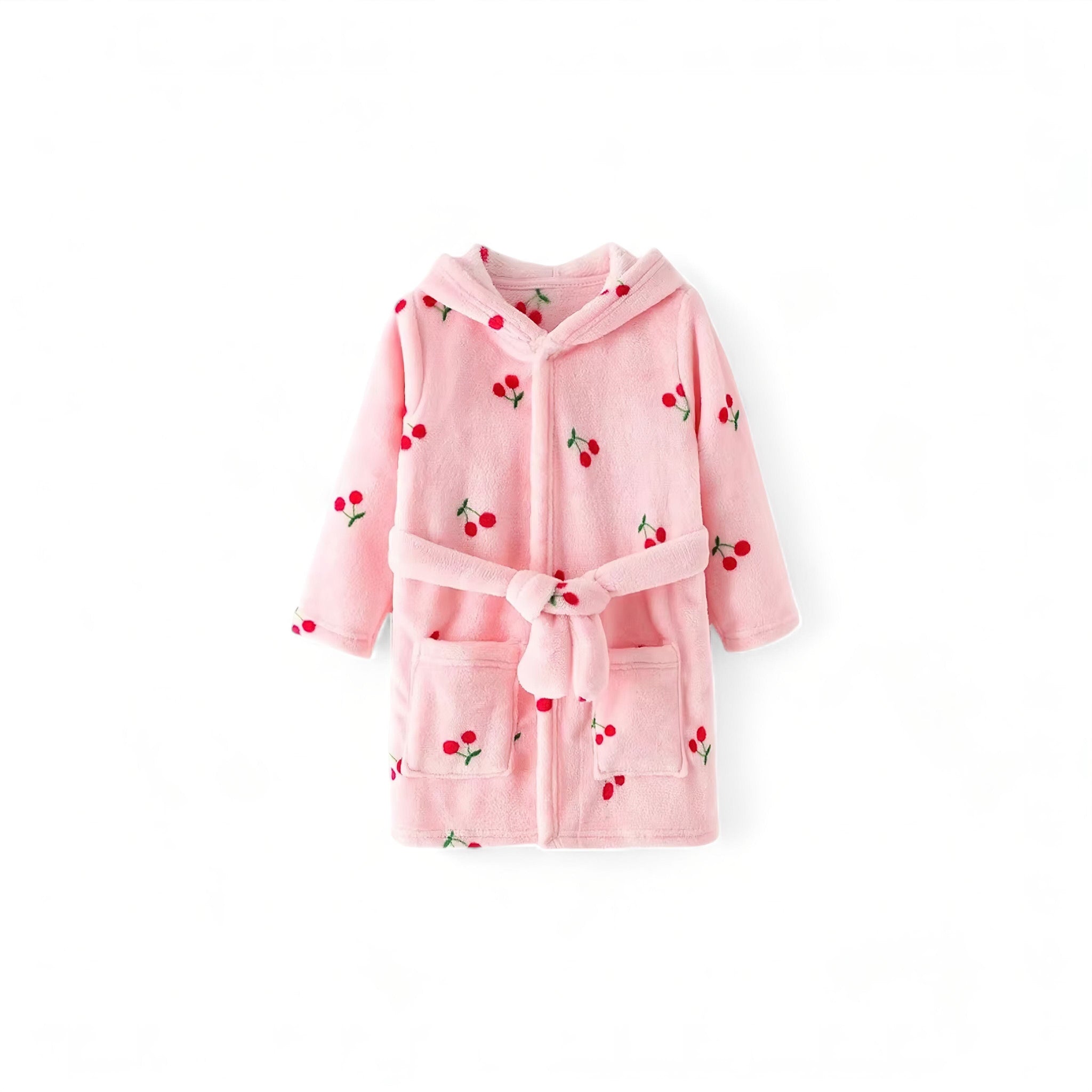 Fluffy Sleepwear Robe Baby Boujee Pink 18-24M 