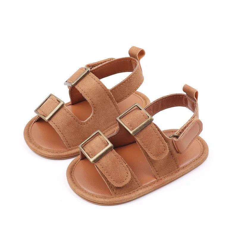 Happy Feet Sandals Baby Boujee Light Brown 0-6M 