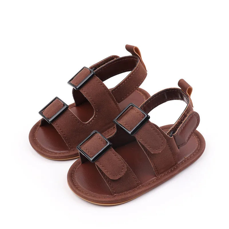 Happy Feet Sandals Baby Boujee Deep Brown 0-6M 