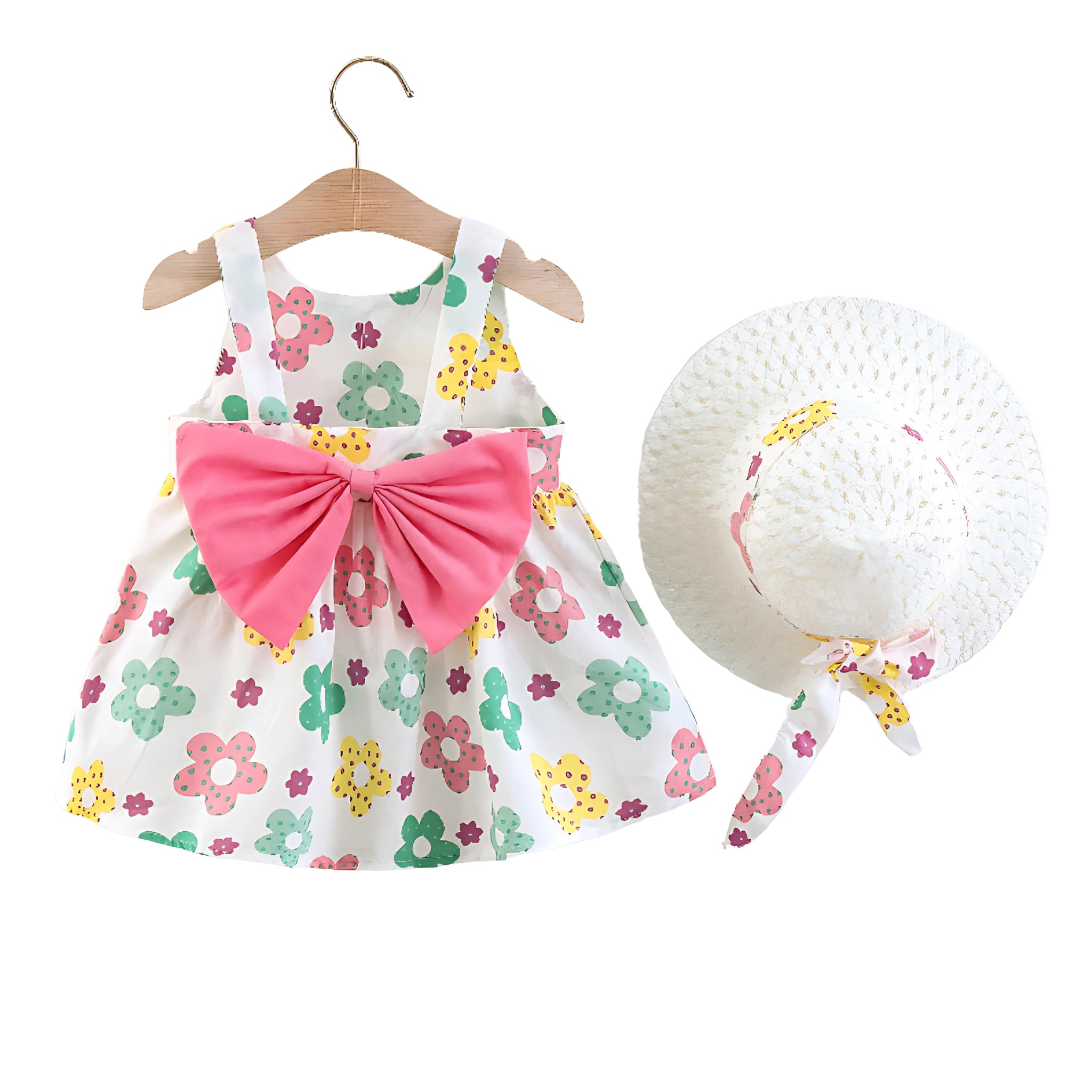 Floral Princess Dress Girls Clothing Baby Boujee Pink 3-6M 