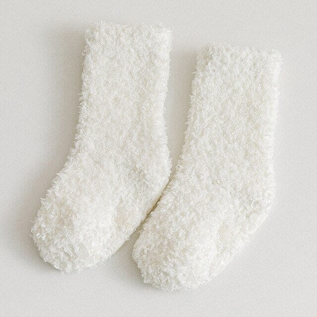 Lush Winter Socks Shoes + Socks USAdrop White S 