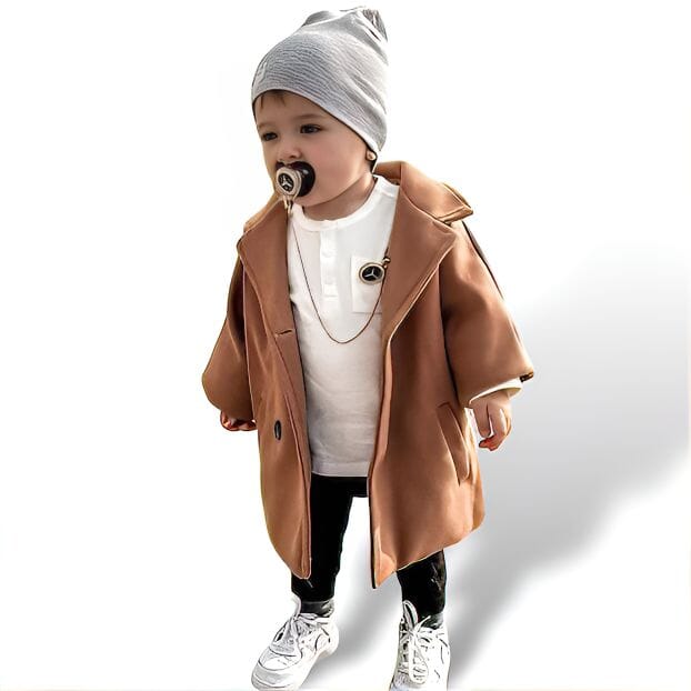 Boujee Boys Coat Boys Clothing USAdrop Tan 18M 