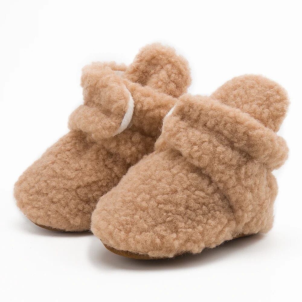 Winter Fluff Baby Booties Shoes + Socks Baby Boujee 1 0-6M 