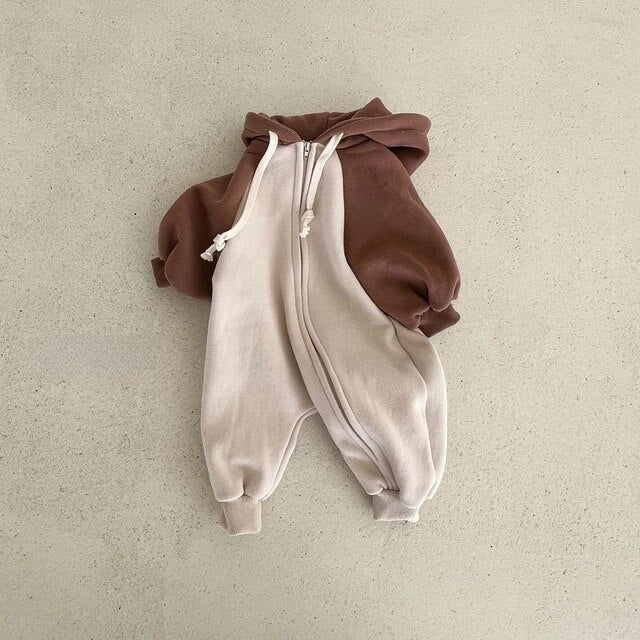 Cotton Hooded Romper