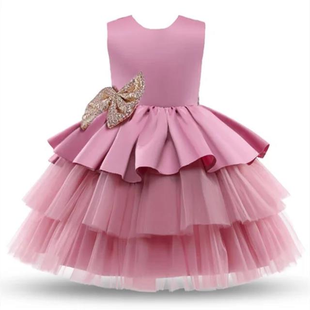 Big Bow Birthday Princess Dress