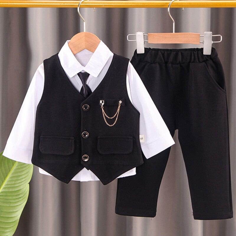 Mini Tux Deluxe Boys Clothing USAdrop Black 9M 