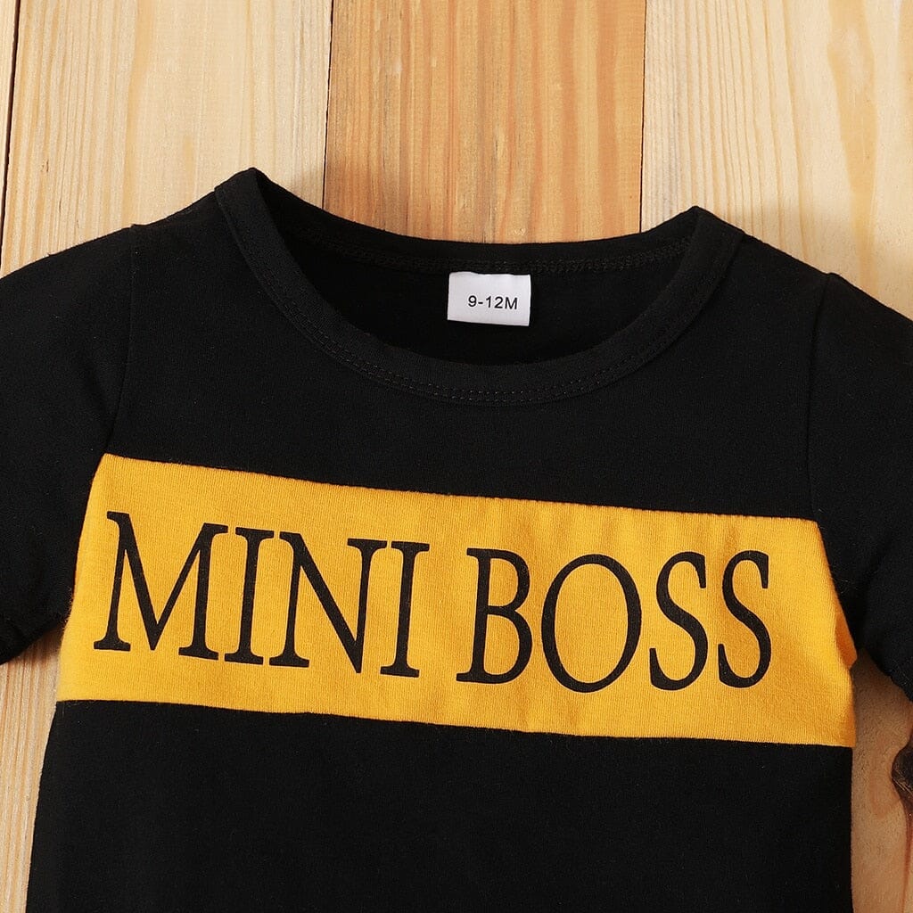 Mini Boss Short Set Boys Clothing USAdrop 