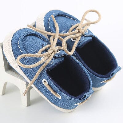 Denim Walkers Shoes + Socks Baby Boujee Blue 0-6M 