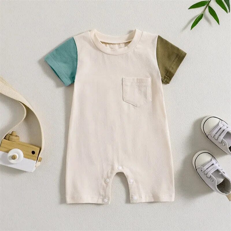 Baby's Summer Short Sleeve Romper Unisex Clothing Baby Boujee 