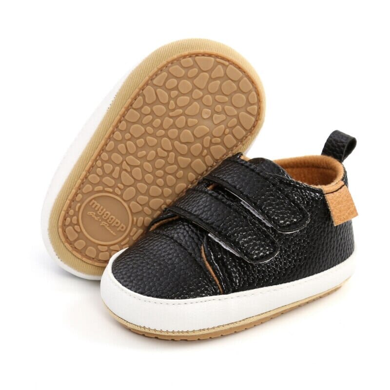 Sneak Peekers Shoes + Socks Baby Boujee Black 0-6M: 4.52" (11.5cm) 