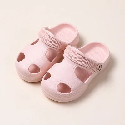 Kids Beach Sandals Shoes + Socks Baby Boujee Pink 12-18M 